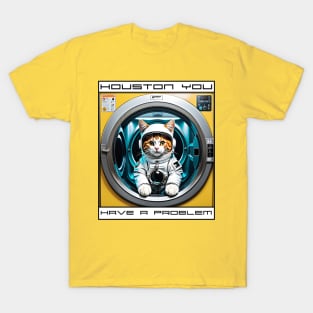 Washing Machine Catspaceship VII T-Shirt